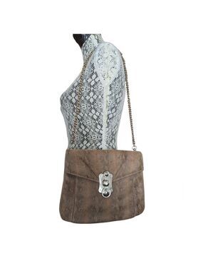 HOTIC Snake Leather Shoulder Bag
